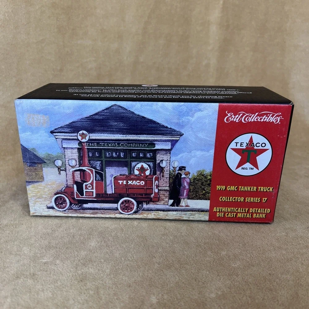 Texaco Diecast 1919 GMC Tanker Truck Coin Bank ERTL 1993 New In Box